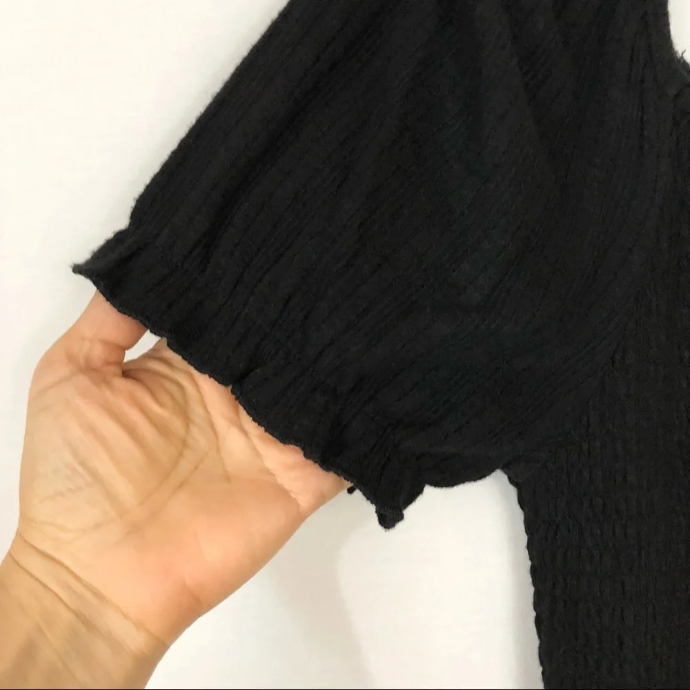 Jack By BB Dakota Total Smock Out Black Jumpsuit M - Picture 6 of 16